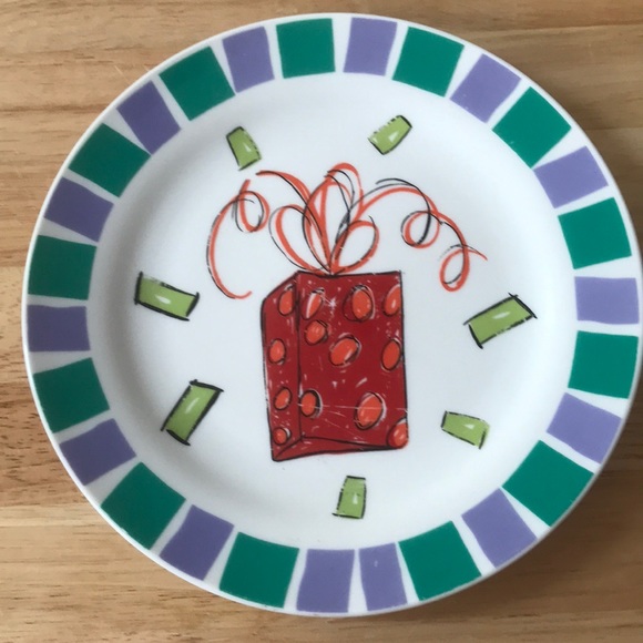 🏖️2/6.00🏖️ TAG 2000 edition collector plate, cookies w Santa - Picture 2 of 8